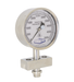 5H-VB-03-GF Dixon Valve 5" Sani-Flow Homogenizer Pressure Gauge - 0 to 5000 PSI (350 BAR) - 1-1/8" Thick 2 Bolt Flange - Glycerine Filled