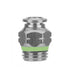 60000-04-32 AIGNEP | 60/62 Series | Straight Tube Fitting | 1/4" Tube x 10/32 UNF Male