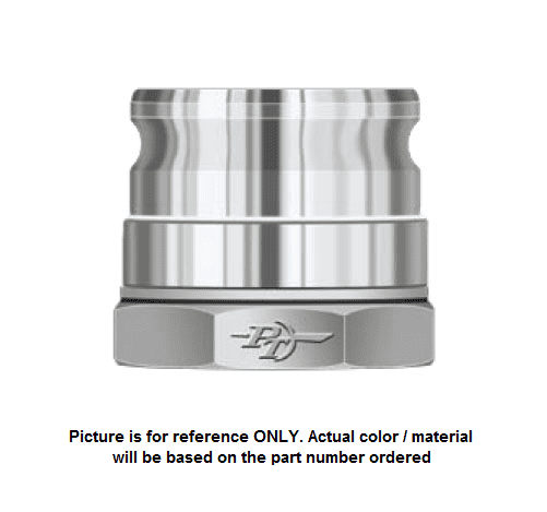 60151500 (15ASV) by PT-Coupling | 1-1/2" Swivel Adapter x 1-1/2" Female NPT | Aluminum | Viton Seal