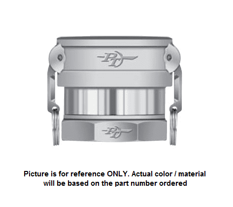64213000 (30DSV) by PT-Coupling | 3" Swivel Coupler x 3" Female NPT | 316 Stainless Steel | Viton Seal