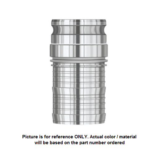 60252000 (20ESV) by PT-Coupling | 2" Swivel Adapter x 2" Hose Shank | Aluminum | Viton Seal