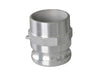 CGF-500-A1 Midland Cam and Groove - Type F - 5" Male Adapter x 5" Male NPT - Aluminum