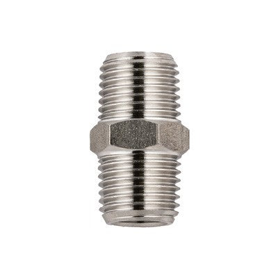 62000-3/8" AIGNEP | 60/62 Series | Hex Nipple | 3/8" BSPT Male x 3/8" BSPT Male