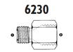 6230-10-24 Adaptall Carbon Steel -10 Male ORFS x 24mm Female Komatsu Solid Adapter