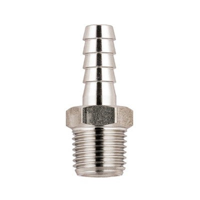62340-10-1/2" AIGNEP | 60/62 Series | Male Hose Barb Adapter | 10mm x 1/2" BSPT Male