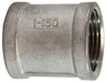 62419 (62-419) Midland 150# Stainless Steel Fitting - Coupling - 2-1/2" Female NPT x 2-1/2" Female NPT - 304 Stainless Steel