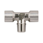 62440-1/4" AIGNEP | 60/62 Series | Female Tee with Male Branch | 1/4" Male BSPT x 1/4" Female BSPP