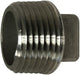 62654 (62-654) Midland 150# Stainless Steel Fitting - Cored Square Head Plug - 3/4" Male NPT - 304 Stainless Steel