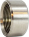 62775 (62-775) Midland 150# Stainless Steel Fitting - Half Coupling - 1" Female NPT - 304 Stainless Steel