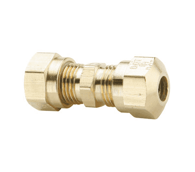 62NAB6 Dixon Brass Air Brake Fitting - Union - 3/8" Tube OD - 17/32"-24 Straight Thread (Pack of 10)