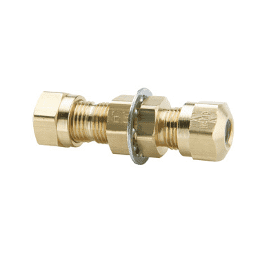 1/2 in. O.D. Brass Compression Coupling Fitting (20-Pack)