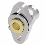 63-190626-12 Aeroquip by Danfoss | 2-Bolt Swivel Flange Super Gem PTFE Reusable Hose Fitting | -12 2-Bolt Swivel Flange x -12 Reusable Hose End | Steel & Brass