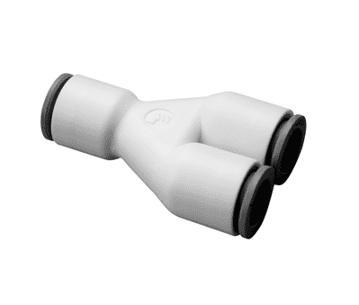 63405600WP2 Dixon LIQUIfit Nylon Union Y Connector - 1/4" Tube to Tube to Tube - Pack of 10