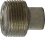 63681 (63-681) Midland 150# Stainless Steel Fitting - Solid Square Head Plug - 1/4" Male NPT - 316 Stainless Steel