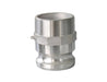 CGF-125-SS1 Midland Cam and Groove - Part F - 1-1/4" Male Adapter x 1-1/4" Male NPT - 316 Stainless Steel