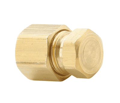 639C-04 Dixon Brass Compression Fitting - Seal Plug - 1/4" Tube Size