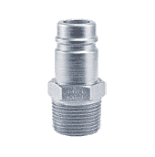64-6 ZSi-Foster Quick Disconnect Plug - 1/2" MPT - Steel
