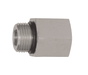 6405-16-20 Dixon Zinc Plated Steel 1-5/16"-12 Male SAE O-Ring Boss x 1-1/4"-11-1/2 Female NPTF Pipe Adapter