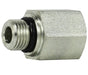 6405O42 (6405-O-4-2) Midland Hydraulic O-Ring to Female Pipe Adapter - 7/16-20 Male O-Ring Boss x 1/8" Female Pipe - Steel