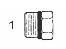6408 10X by Couplamatic | Hydraulic Adapter | 7/8-14 Male O-Ring Plug