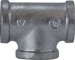 1-1/2 150 Female NPT Tee Black Malleable Iron Pipe Fitting