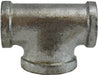 64299 (64-299) Midland Malleable Iron #150 Fitting - Bullhead Tee - 1" Female NPT x 1" Female NPT x 1-1/4" Female NPT - Galvanized Iron