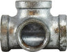 64385 (64-385) Midland Malleable Iron #150 Fitting - Side Outlet Tee - 1" Female NPT x 1" Female NPT x 1" Female NPT - Galvanized Iron