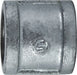 64412 (64-412) Midland Malleable Iron #150 Fitting - Coupling - 3/8" Female NPT x 3/8" Female NPT - Galvanized Iron