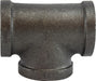 65251 (65-251) Midland Malleable Iron #150 Fitting - Tee Fitting - 1/4" Female NPT - Black Iron