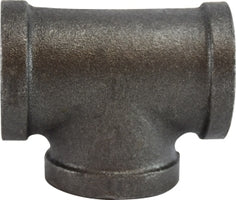 65260 (65-260) Midland Malleable Iron #150 Fitting - Tee Fitting - 3" Female NPT - Black Iron