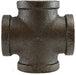 65401 (65-401) Midland Malleable Iron #150 Fitting - Cross Fitting - 4" Female NPT - Black Iron