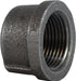 65473 (65-473) Midland Malleable Iron #150 Fitting - Cap - 1/2" Female NPT - Black Iron