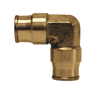 654 Dixon Forged Brass Push-In Fitting - Union Elbow - 1/8" Tube OD