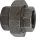 65610 (65-610) Midland Malleable Iron #150 Fitting - Union - 3" Female NPT x 3" Female NPT - Black Iron