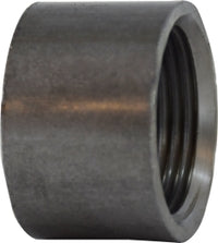 65777H (65-777H) Midland Half Merchant Coupling - 1-1/2" Diameter - Black Steel