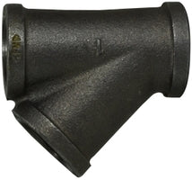 65967 Midland Malleable Iron #150 Fitting - Lateral Y - 1-1/2" Female NPT x 1-1/2" Female NPT x 1-1/2" Female NPT - Black Iron