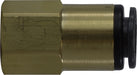 665302C Midland DOT Push-In Fitting - Female Connector - 5/32" Tube OD x 1/8-27 Female NPT - Composite Body