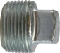 66671 (66-671) Midland Steel Fitting - Square Head Plug - 1/4" Male NPTF - Zinc Plated Steel