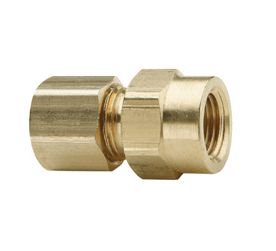 66C-1008 Dixon Brass Compression Fitting - Female Connector - 5/8" Tube Size x 1/2" Pipe Thread