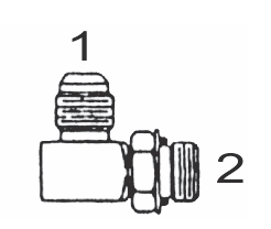 6801 4x4-NWO by Couplamatic | Hydraulic Adapter | 7/16-20 Male JIC x 7/16-20 Male O-Ring | 90 deg.