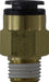 680404C Midland DOT Push-In Fitting - Straight Male Connector - 1/4" Tube OD x 1/4-18 Male NPT - Composite Body