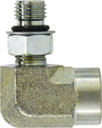 6805NWO108 (6805-NWO-10-8) Midland Hydraulic O-Ring to Female 90° Pipe Elbow - 7/8-14 Male O-Ring Boss x 1/2" Female Pipe - Steel