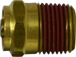 681008 Midland DOT Push-In Fitting - Male Connector - 5/8" Tube OD x 1/2" Male NPTF - Brass