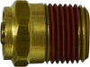 680604 Midland DOT Push-In Fitting - Male Connector - 3/8" Tube OD x 1/4" Male NPTF - Brass