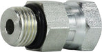 6900O128 (6900-O-12-8) Midland Hydraulic Male O-Ring Swivel Adapter - 1-1/16-12 Male O-Ring Boss x 1/2" Female NPSM - Steel