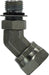 6902NWO46 (6902-NWO-4-6) Midland Hydraulic 45° O-Ring Swivel Adapter - 7/16-20 Male O-Ring Boss x 3/8" Female NPSM - Steel