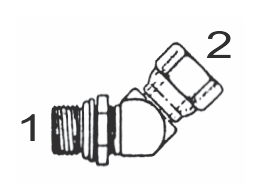 6902 10x8-NWO by Couplamatic | Hydraulic Adapter | 7/8-14 Male O-Ring x 1/2" Female NPSM | 45 deg