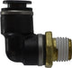 690806SC Midland DOT Push-In Fitting - 90° Male Elbow - 1/2" Tube OD x 3/8-18 Male NPT - Composite Body