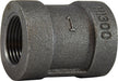 69414 (69-414) Midland Extra Heavy Malleable Iron 300# Fitting - Coupling - 3/4" Female NPT x 3/4" Female NPT - Black Iron