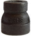 69441 (69-441) Midland Extra Heavy Malleable Iron 300# Fitting - Reducing Coupling - 1" Female NPT x 1/2" Female NPT - Black Iron